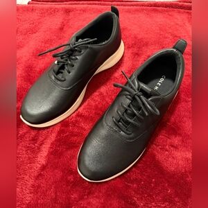 NWT Cole Haan Grand Crosscourt Runox Sneaker Black Leather Size 10